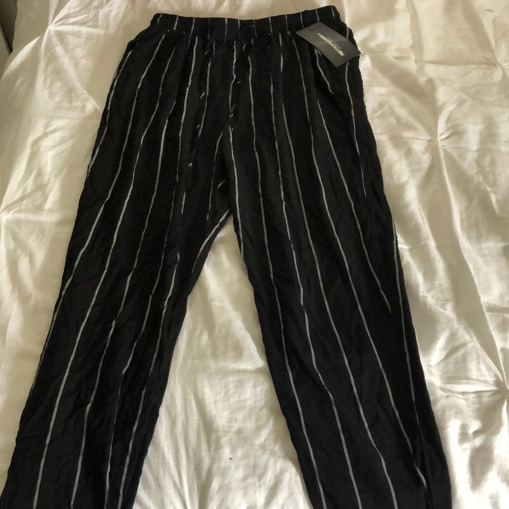pinstripe pants